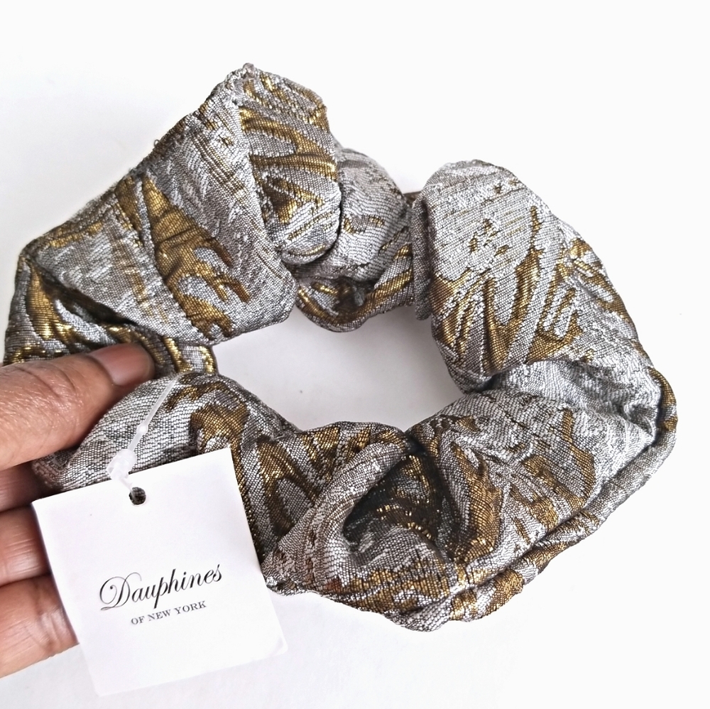 Dauphines of New York Brocade Scrunchie